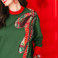 BC Green Holiday Plaid Bow Sweatshirt PRE-ORDER (Est Ship 11/21)