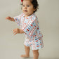 4th of July Shorts Set | Cherries & Stripes