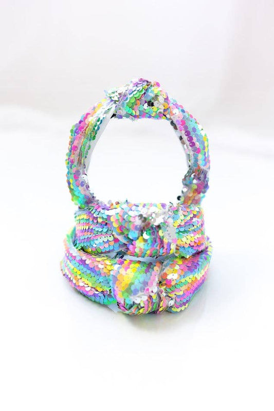 Beaded Headband - Colorful Cascade
