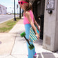 Simply Soft Luxe Flare Legging - Neon Aqua