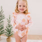 Leah Romper in Gingerbread | Baby Bubble | Christmas