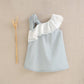 Aquamarine girl's dress for ceremony