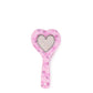 Heart Bow Printed Heart Shaped Hairbrush
