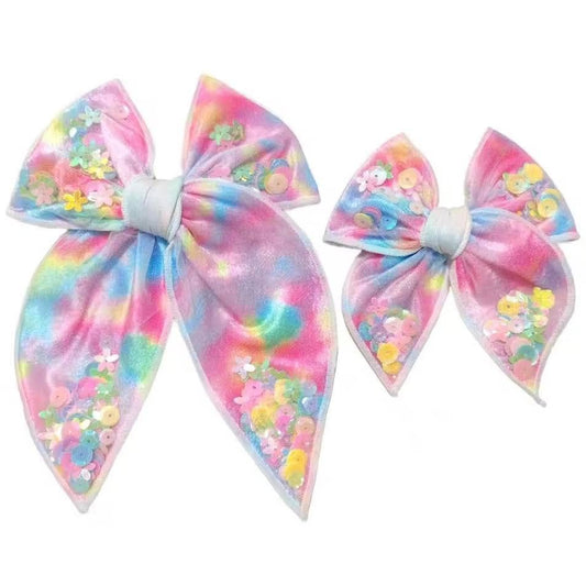 Mesh Shaker Bow - Petal Delight