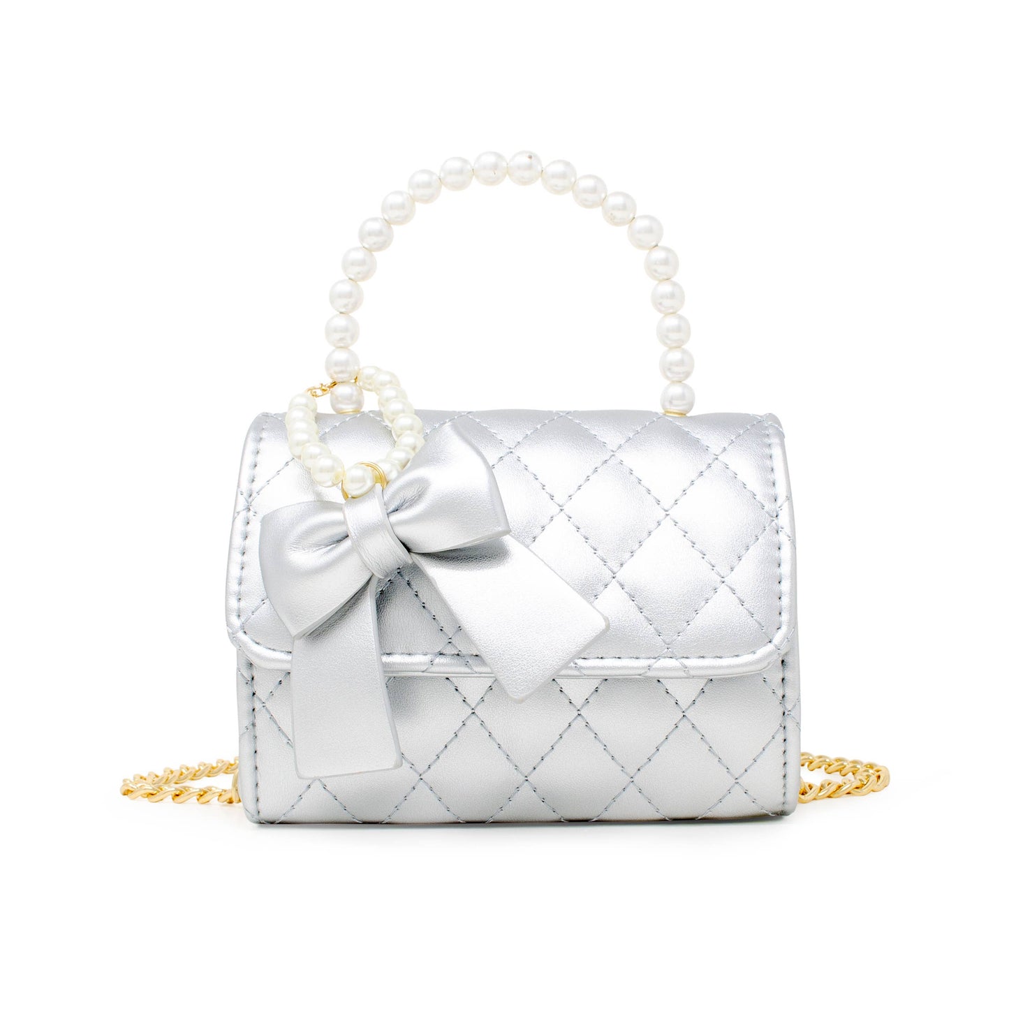 Quilted Pearl Bow