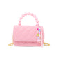 Pearl Handle Message Charm Bag