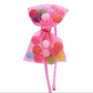 Pom Pom Bow Headband - Bubblegum