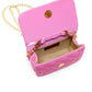 Pearl Handle Message Charm Bag