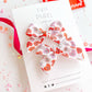 Red & Pink Conversation Small Pinwheel Pigtails