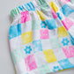 XOXO by Magpies All Over Checker French Terry Short