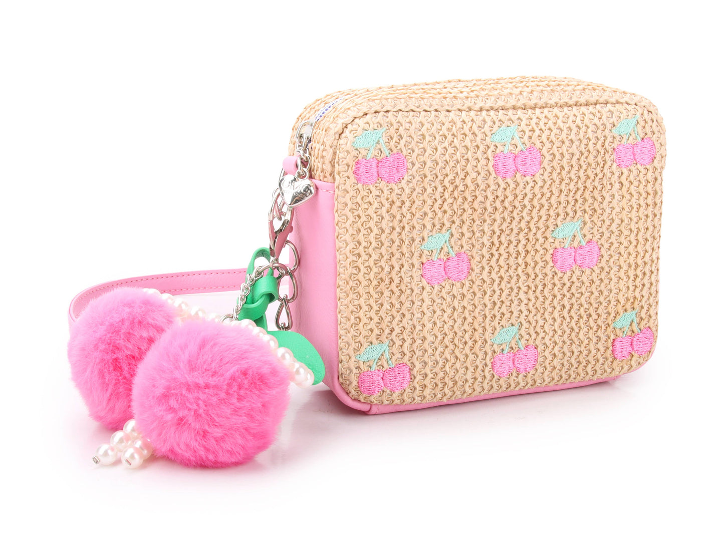 Straw Cherry Crossbody
