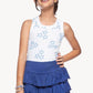 Ribbed Modal Cropped Racerback Tank