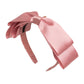 Pink layered bow headband