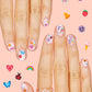 Girl Kids Nail Stickers, Bday Favors, Activity, Accessory