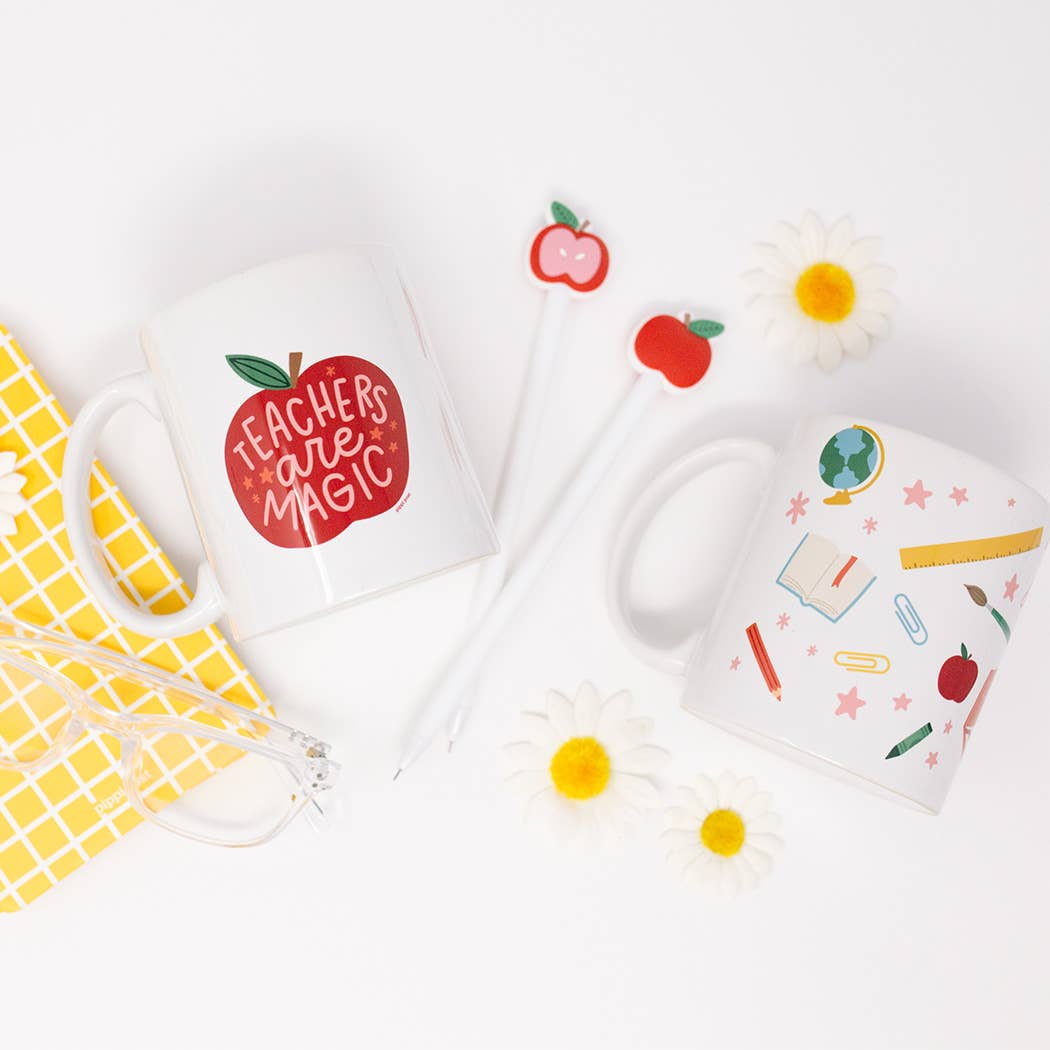 Classroom Icons Teacher Ceramic Mug