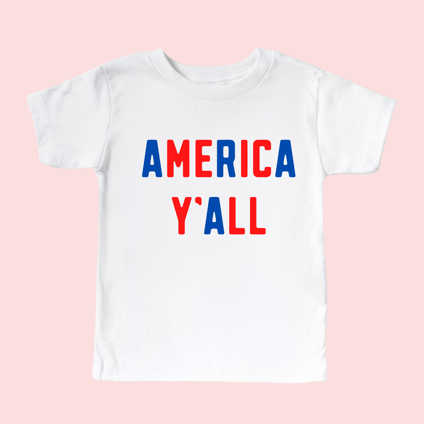 America Y'all Toddler and Youth 4th of July Shirt