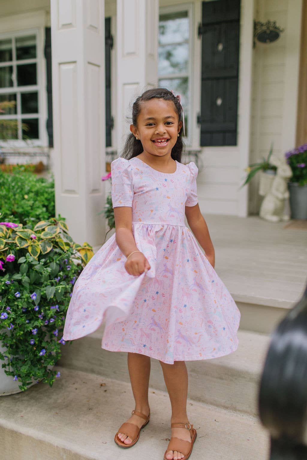 Puff Dress in Dreamy Unicorn