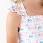 Rosita Dress in Patriotic Flags| Pocket Twirl Dress