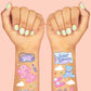 Girls Sleepover Temporary Tattoos, Birthday Party Favor