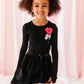 Lollipop Heart | Black Bamboo Long Sleeve