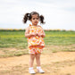 Summer Vintage Floral Two Piece Set for Baby Girls Clothes
