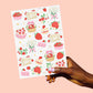 Strawberry Sweet Fruit Birthday Party Tattoos, Summer Picnic