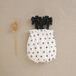 Baby girl's frog with black star print