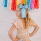 Olivia Dress in Primary Rainbow