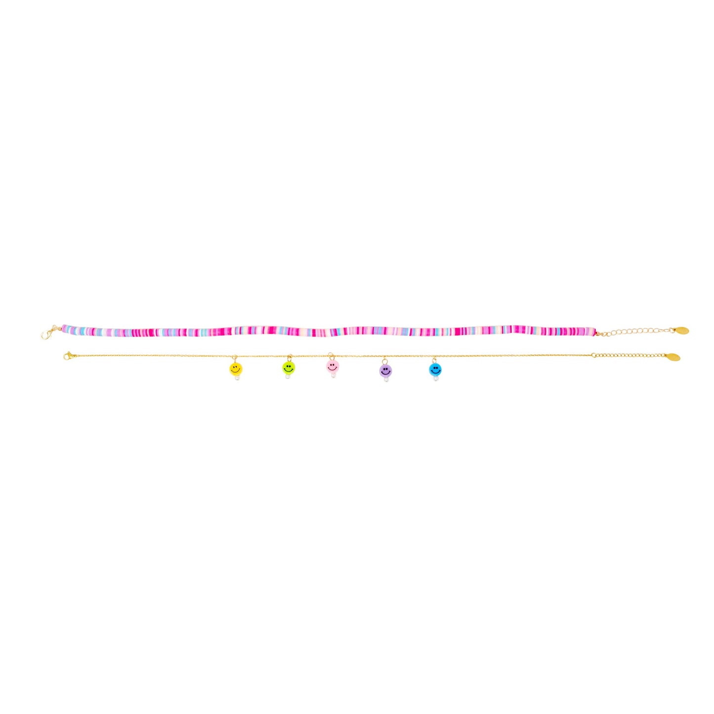 Colorful Disk Necklace