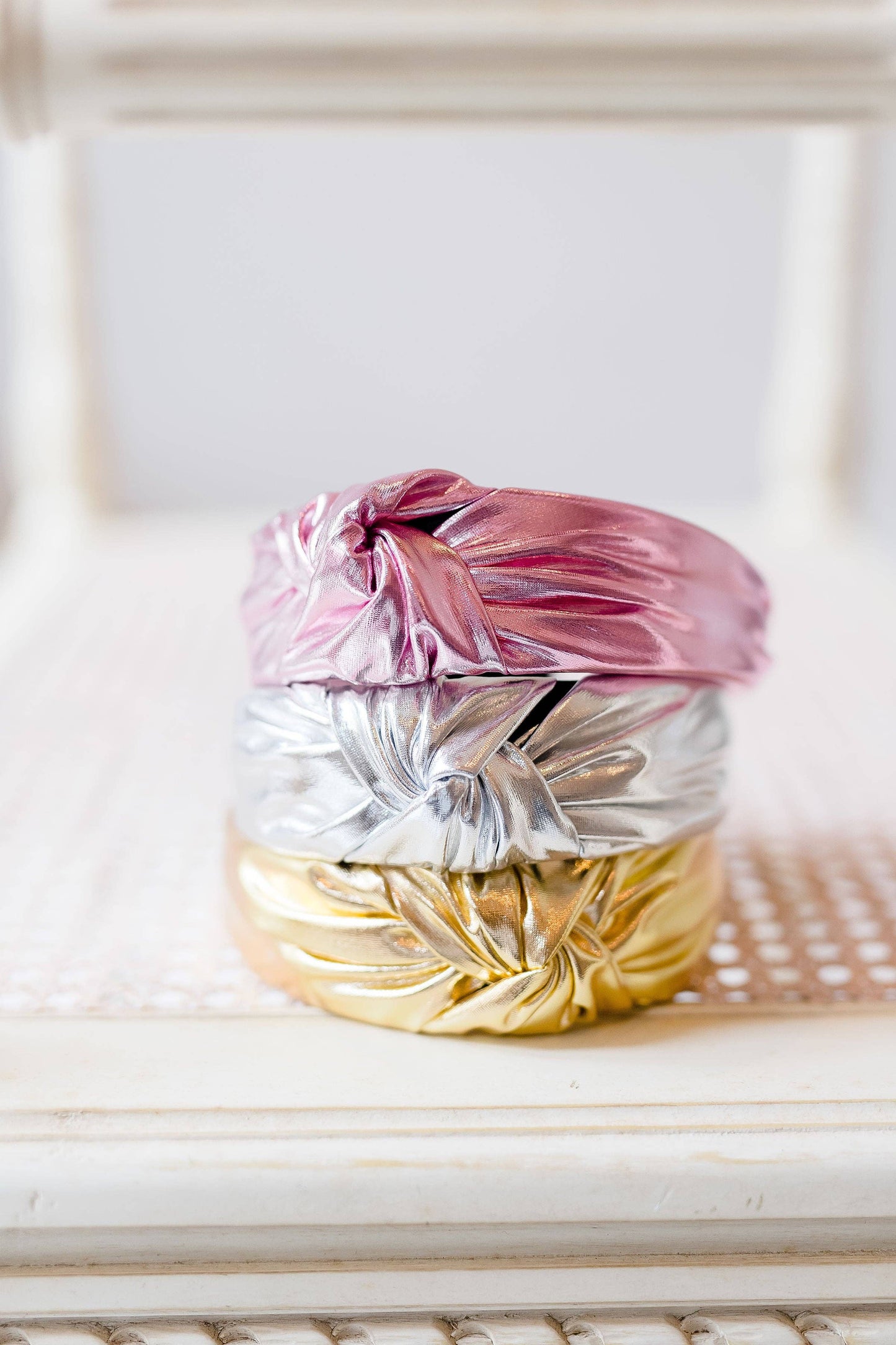 Lamé Knot Headband