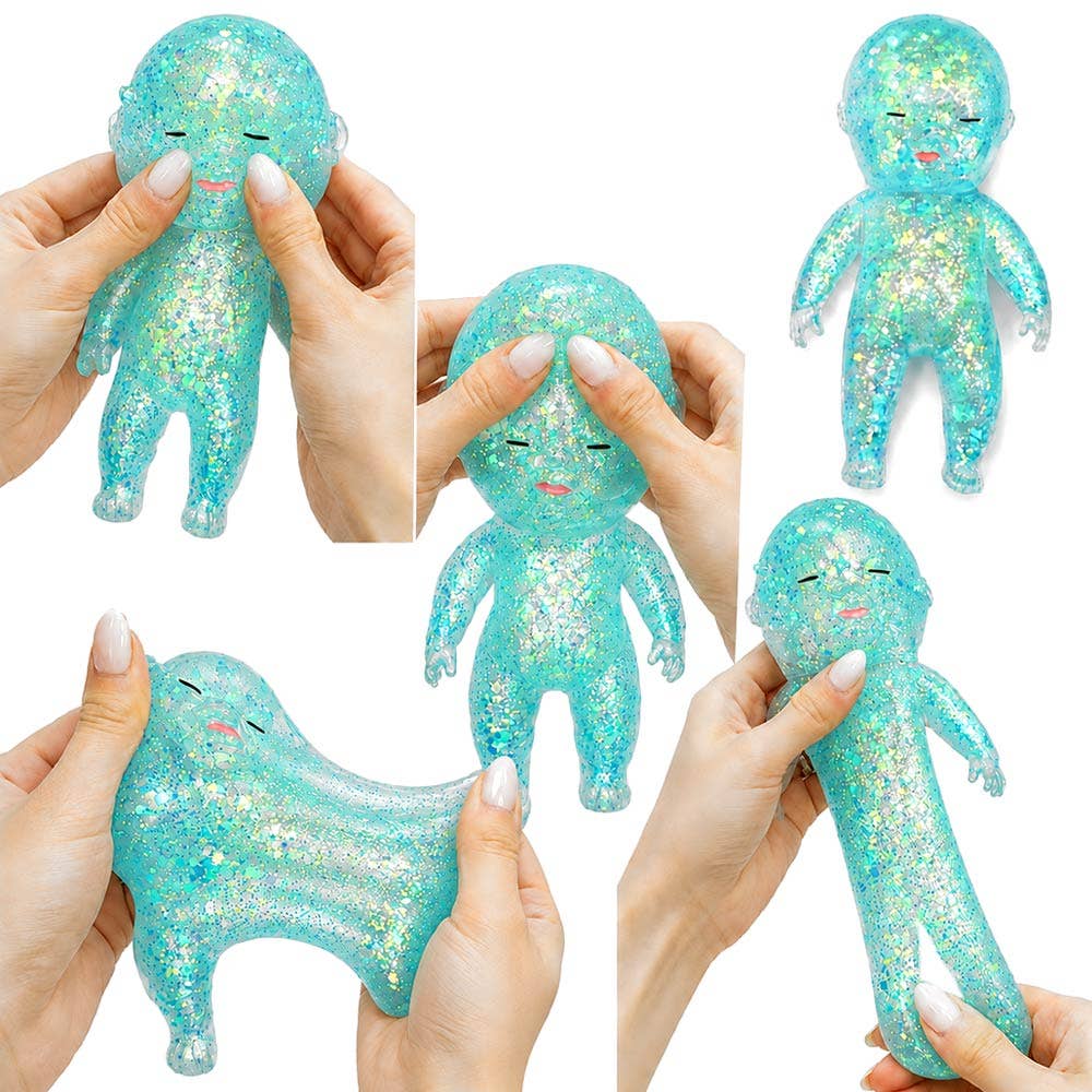 Glittered Doll Squeeze Toy