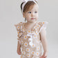 Daisy Flutter Jumpsuit | Latte