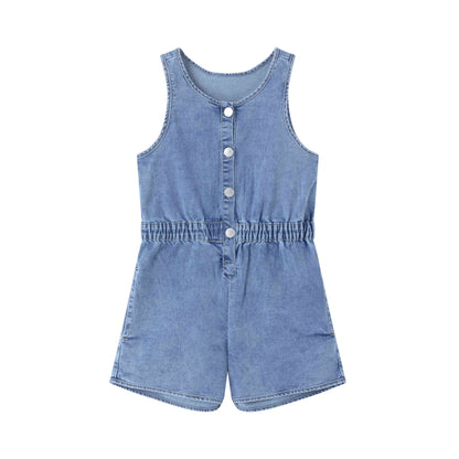 Denim Jumpsuit for Girls Kids
