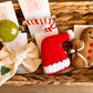 Gingerbread Man Felt Shape Hair Clip