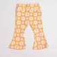 Flower Power Checkered Bell Bottoms for Baby Toddler Kids