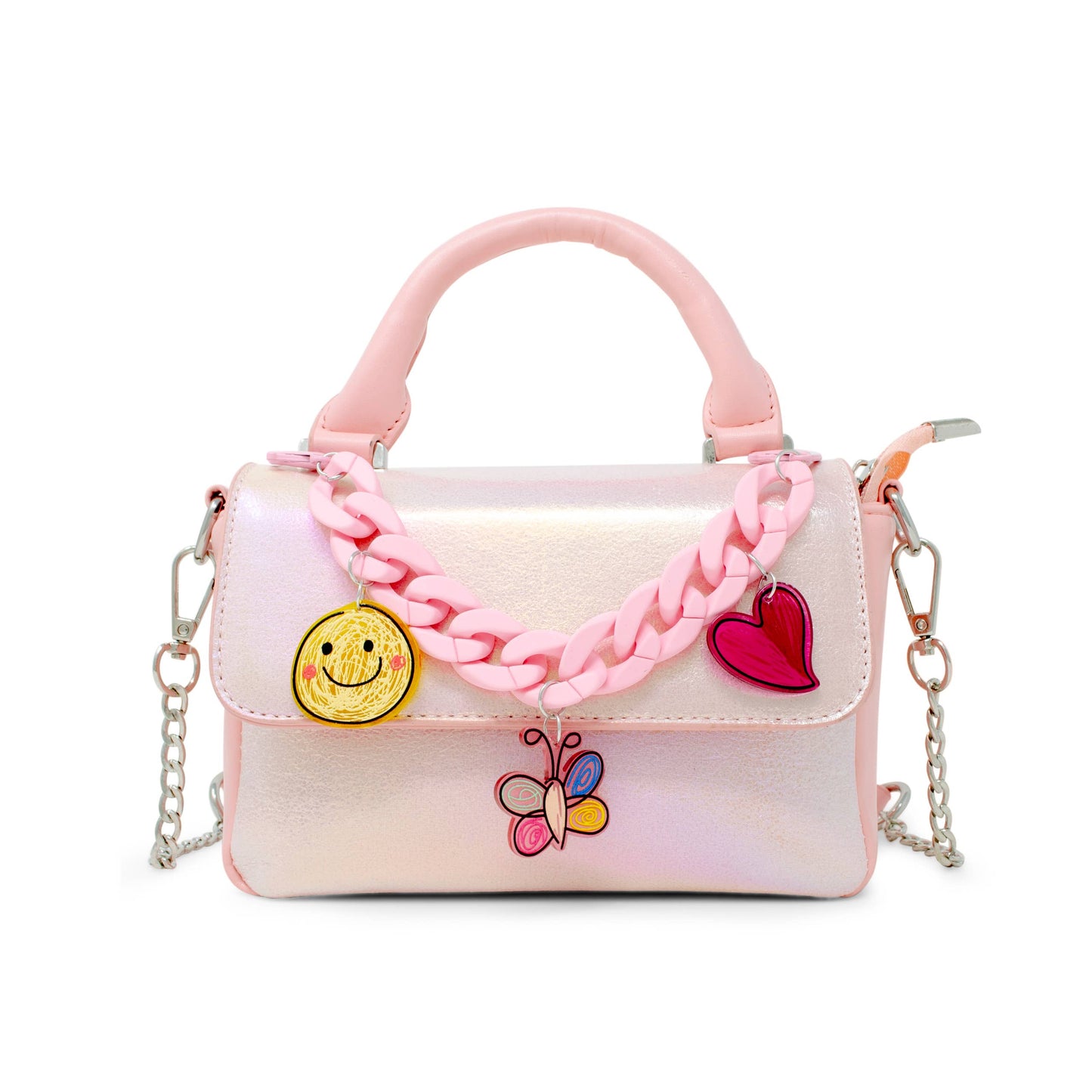 Shiny Baguette Jumbo Chain Bag