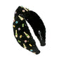 Black Tweed Champagne Celebration Headband PRE-ORDER (Est Ship 11/26)