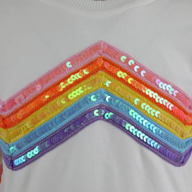 Long Sleeve Sparkle Stripe Set