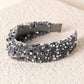 KNOTTED SEQUINS HEADBAND