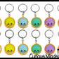 Dumpling Keychains - Cute Dumpling Steamed Bun Novelty Accessory