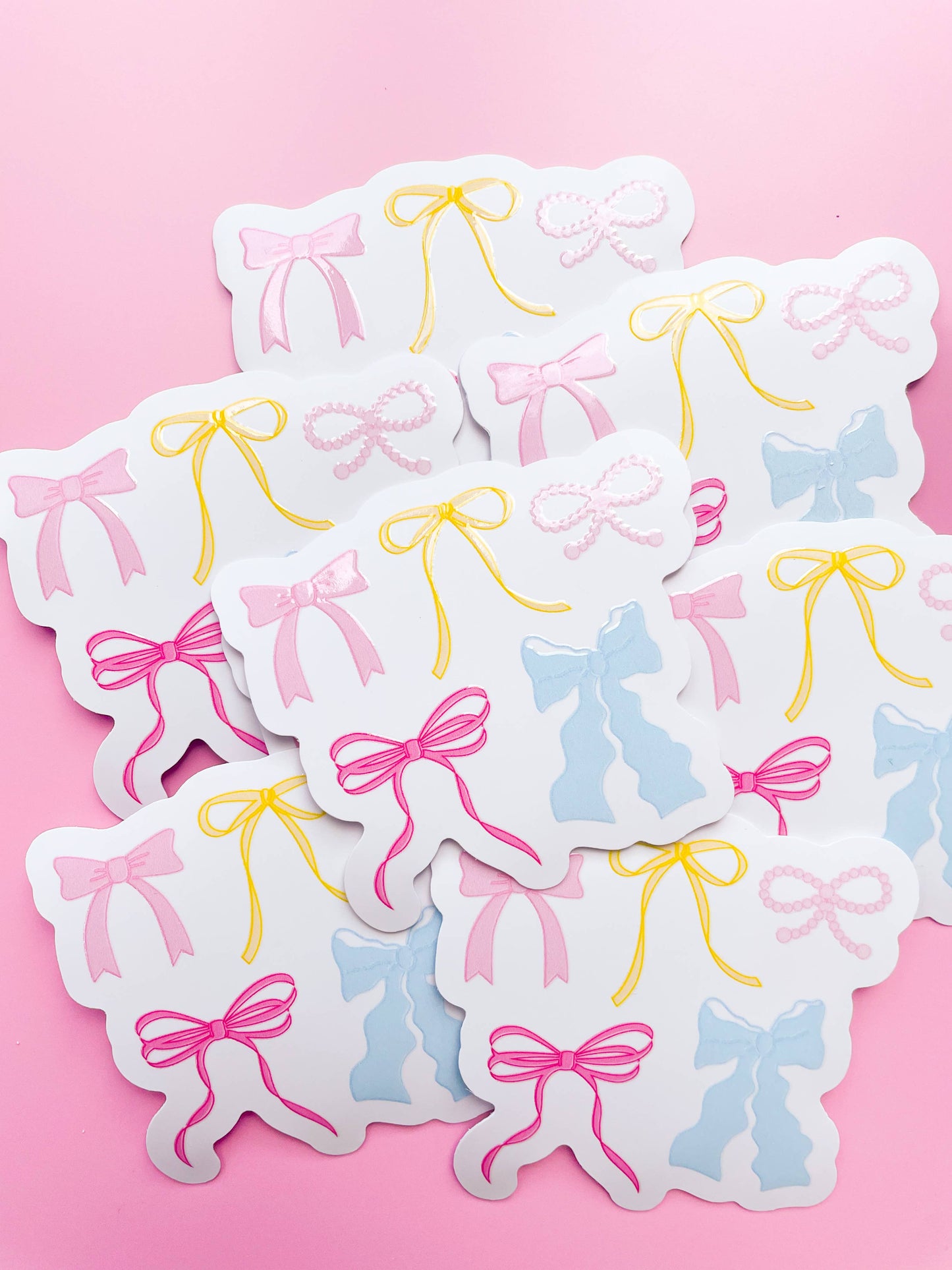 Pastel Bows Sticker
