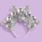 Disco Stars Headband - silver fringe headband