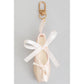 BALLET SLIPPER BAG CHARM KEYCHAIN