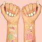 Cowgirl Foil Kids Temporary Tattoos, Bday Party, Activity,