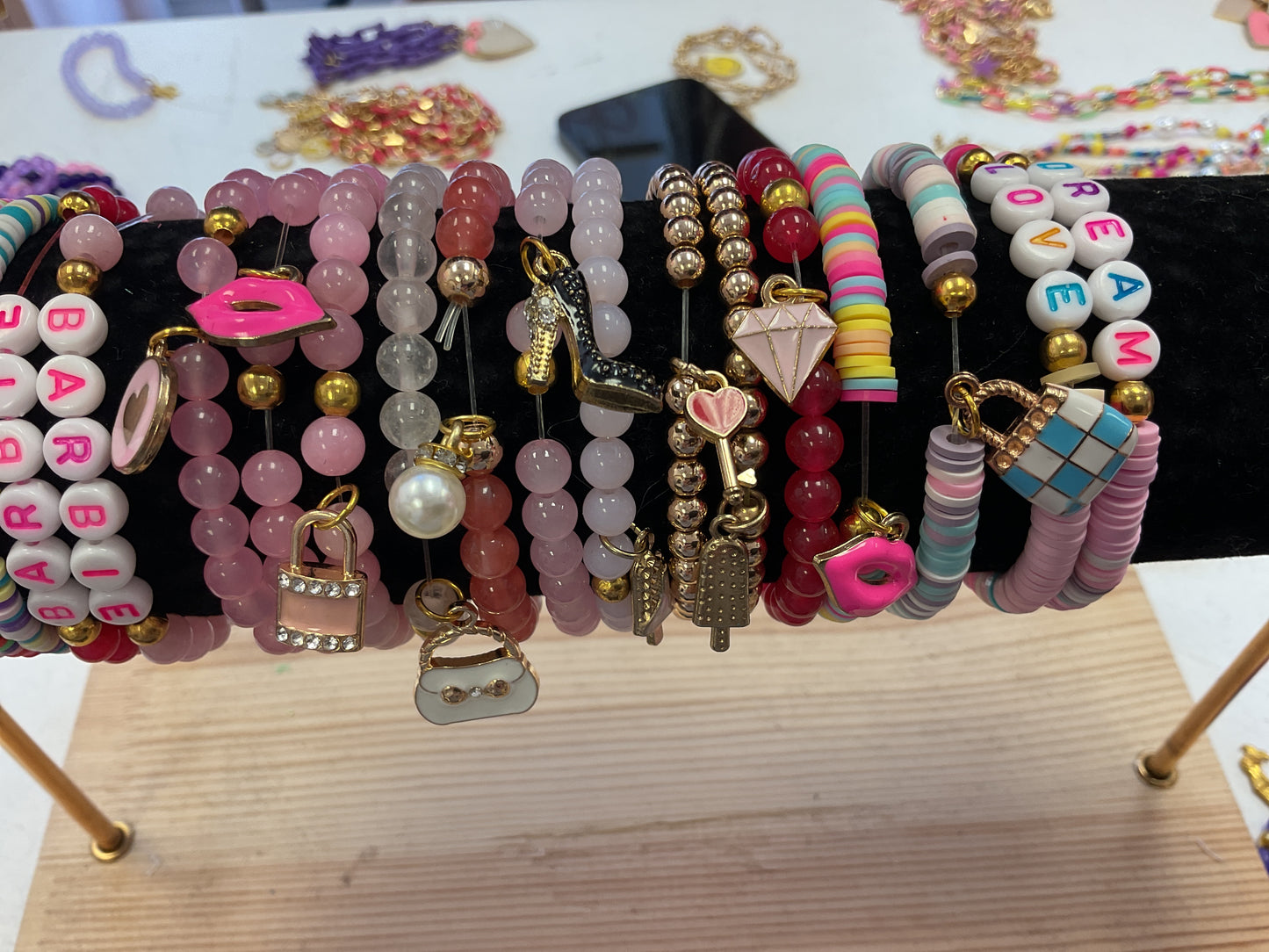 Barbie and Bougie Bracelets
