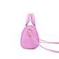 Checkered Canvas Duffle Handbag