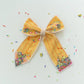 Mesh Shaker Hair Bow - Classroom Cutie