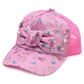 Pink Floral Printed Trucker Hat