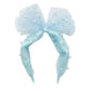 Tulle Pearl Headband - Mint/Slate Blue