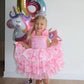 Ombre Pink Sparkle Tulle Dress